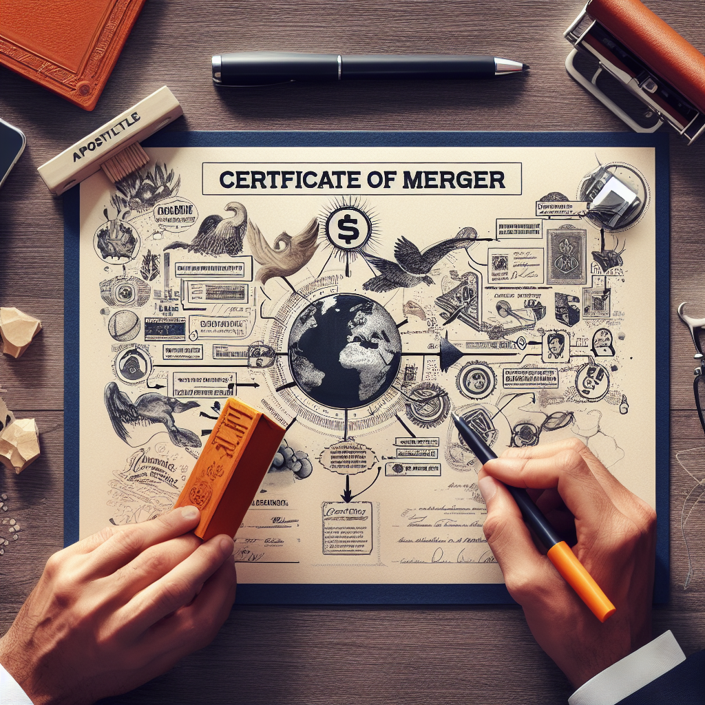 Certificate of Merger Spain